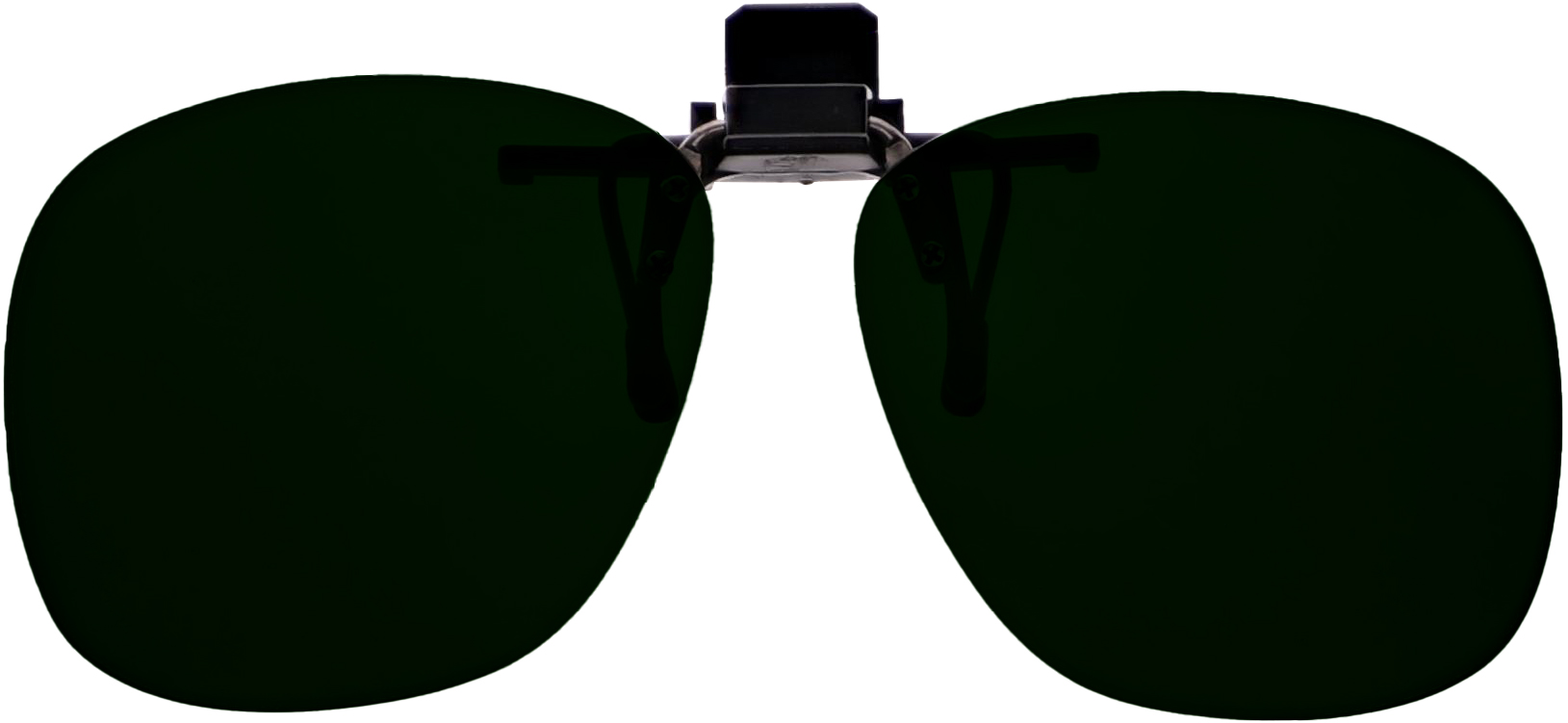 PLASTIC CLIP-ON FLIP UPS GREEN SHADE 8 - Glasses & Shields